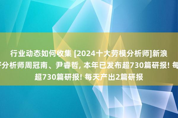 行业动态如何收集 [2024十大劳模分析师]新浪财经金麒麟最