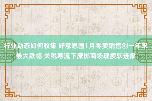 行业动态如何收集 好意思国1月零卖销售创一年来最大跌幅 关税寒流下糜掷商场现疲软迹象