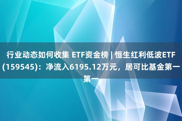 行业动态如何收集 ETF资金榜 | 恒生红利低波ETF(159545)：净流入6195.12万元，居可比基金第一